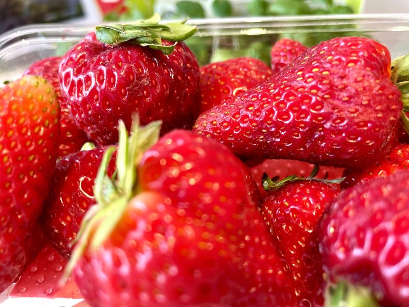 strawberries for homemade healthy strawberry jam