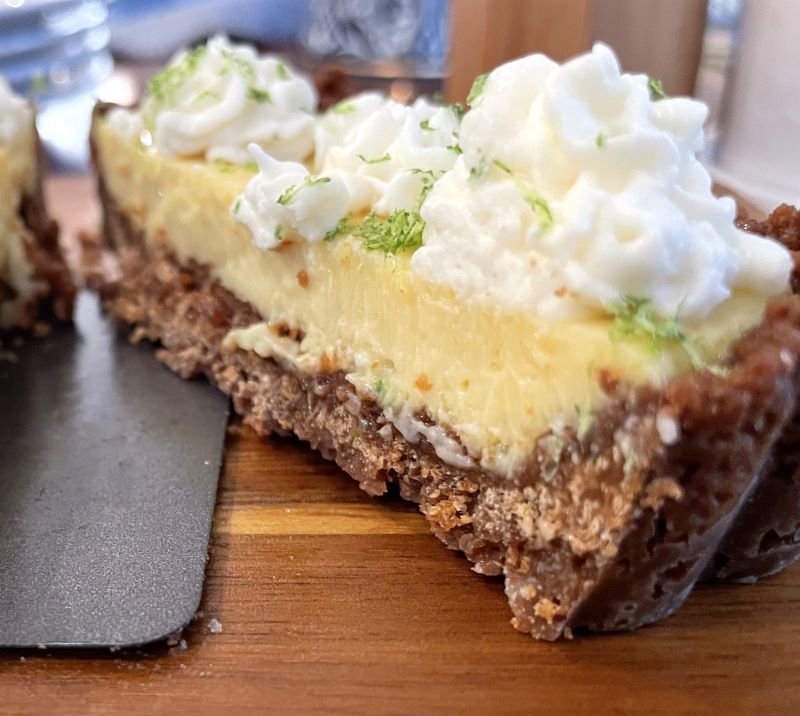 Key Lime Tart with Gingersnap Crust