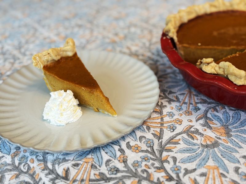 healthy honeynut squash pie