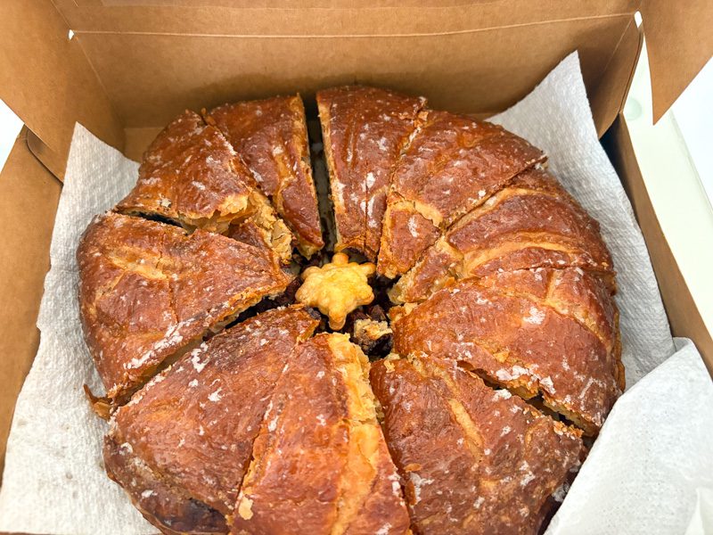 chocolate coconut galette des rois