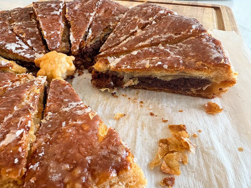 nut-free galette des rois, or king cake