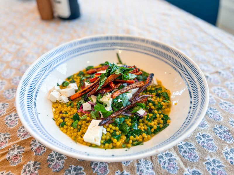 carrot and spinach couscous recipe