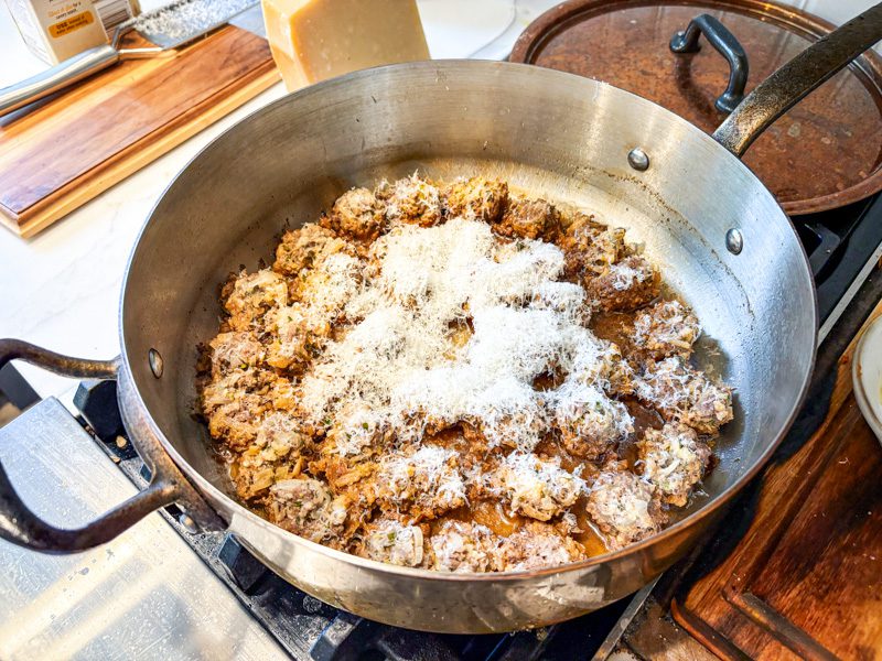 tiny meatballs Abruzzese