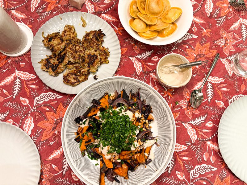 butternut squash sheet pan dinner